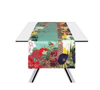 Excelsa Furisode Chemin de Table 100 % Coton, 50 x 160 cm, décoration Orientale