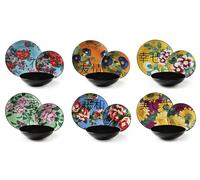 Excelsa Furisode Service de vaisselle, oriental, porcelaine/stoneware, 18 pièces