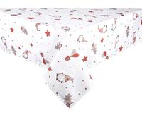 Excelsa GNOME Nappe Rectangulaire, 70% Coton et 30% Polyester, 140 x 240 cm, Décoration de Noël (Cm. 140 x 240)