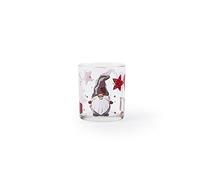 Excelsa Gnomo Lot de 3 verres de Noël en verre 250 ml