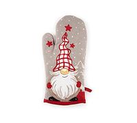 Excelsa GNOME Gant de Four en Coton, décoration de Noël, 32,5 x 16,5 cm