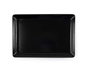Excelsa Happy Hour Plateau rectangulaire en mélamine Noir 45 x 31 x 3 cm