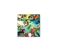 Excelsa Havana sous-Casserole, céramique Dolomite et liège, 15 x 15 cm