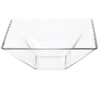 Excelsa Kyoto Coupe Multi-usages Carré, Verre, Transparent, 20 x 20 x 8 cm