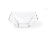 Excelsa Kyoto Coupe Multi-usages Carré, Verre, Transparent, 25 x 25 x 11 cm