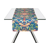 Excelsa La Route de la Soie Runner de Table, 100 % Coton, 45 x 140 cm, décoration Orientale