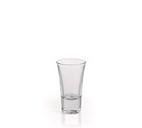 Excelsa Limoncello Lot de 6 verres à liqueur, verre pressé