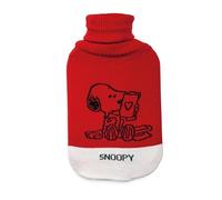 Excelsa Lucy Peanuts Housse pour bouillotte en matière synthétique, Motif Peanuts, Rouge, 35 x 19 x 3,5 cm