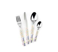 Excelsa maioliche Service 24 couverts, accaio inoxydable 18/0, multicolore