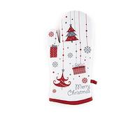 Excelsa Merry Christmas Gant de Four en Coton, décoration de Noël, 32 x 18 cm