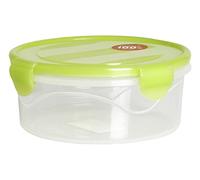 Excelsa Motif Freshness récipient Rond 450 ML, Plastique, Vert, 13 x 13 x 6 cm