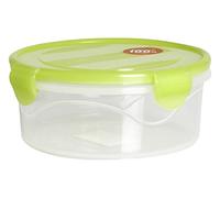 Excelsa Motif Freshness récipient Rond 950 ML, Plastique, Vert, 16 x 16 x 7 cm