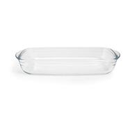 Excelsa Natural Baking Moule, rectangulaire, Verre, Transparent 35x22x6 cm Transparent