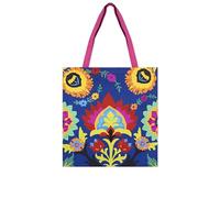 Excelsa New Delhi Sac Shopper, fourre-tout, 41,5 x 41,5 cm, 100% coton, lavable en machine