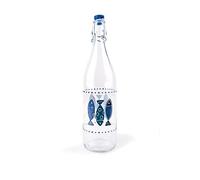 Excelsa Ocean Bouteille, Multicolore, 1 lt, Verre