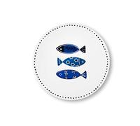 Excelsa Ocean sous-Casserole, céramique Dolomite et liège, 16 x 16 cm