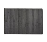 Excelsa Oriented Set de Table, Bambou, Noir, 5 x 31 cm