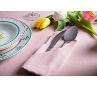 Excelsa Pastel Color Lot de 6 Serviettes, Coton et Polyester, 40 x 40 cm (Rose Pastel)