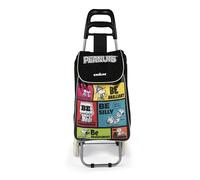 Excelsa Peanuts Be Chariot Porte-Charges, capacité 38 L, Sac Amovible, Hydrofuge