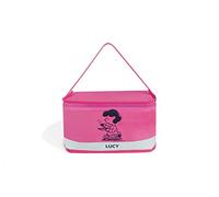 Excelsa Peanuts Lunch Box Lucy, Polyester, Fuchsia