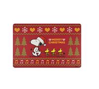 Excelsa Peanuts Noël Set de Table américain, Plastique PP, 43,5 x 29 cm, réutilisable