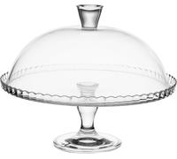 Excelsa Présentoir à gâteaux Patisserie Verre 32xH26,5x32 cm Transparent