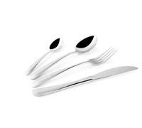 Excelsa Prestige Lot de 24 couverts en acier inoxydable, polissage miroir