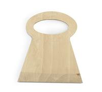 Excelsa Real Wood Grattoir, Bois, Naturel, 14 x 12 x 1 cm