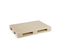 Excelsa Real Wood Plateau à palettes en Bois, hêtre, 4 Tailles Disponibles, pour entrées et fromages (30 x 20)