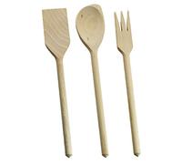 Excelsa Real Wood Septembre avec Pelle et cuillère Fourchette 30 cm Brown