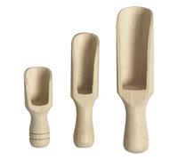 Excelsa Real Wood Set 3 sessole, Bois, Naturel, 7 x 16 x 3 cm