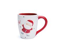 Excelsa Santa Claus Style Lot de 4 tasses en céramique