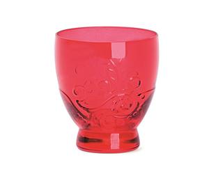 Excelsa Santa Cruz Gobelet cl 30, Verre, Rouge, 8,5 x 8,5 x 9,5 cm