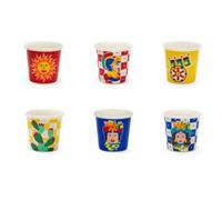 Excelsa Sicilian Rhapsody Lot de 6 verres à café en porcelaine