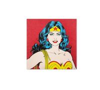 Excelsa Superhéros Tableau décoratif Wonder Woman, DC Comics, PVC avec cadre en MDF, 38 x 38 cm