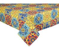Excelsa Trinacria Nappe rectangulaire, 70% Coton, 30% Polyester, 140 x 240 cm, Lavable en Machine