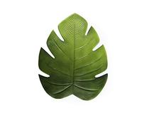 Excelsa Tropical Lot de 6 sets de table en forme de feuille, 48 x 38 cm, plastique EVA