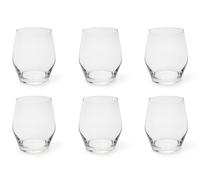 Excelsa Verona Lot de 6 verres transparents, verre, 370 ml.