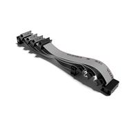 ExcelValley - 5-Pack - Câbles Ruban Plat d'alimentation Eurorack Modulaire Synth Synthétiseur [10 à 10 Broches | 15 cm - 5,91"]