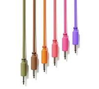 ExcelValley - 6B-Pack - Câbles Modulaires Mono Patch - TS 3,5mm 1/8" Eurorack Synthétiseur [45 cm - 18"]