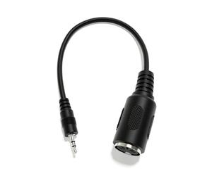 ExcelValley MIDI TRS DIN Câble Dérivation Adaptateur pour IK Multimedia - iRig Pro & iRig Pro Duo - TRS 2.5mm 1/16" - A-2.5mm
