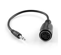ExcelValley TRS Câble adaptateur DIN Sync Breakout pour Arturia Beatstep Pro DrumBrute Keystep - TRS 3,5 mm 1/8" - D-3,5 mm