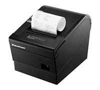 Excelvan Imprimante Thermique 80mm 300mm / s Impression Haute Vitesse Etiqueteuse Portable à découpe Automatique avec Port série USB Porte tiroir-Caisse pour Restaurant ESC/POS Shop