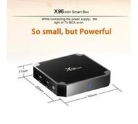 Excelvan X96mini S905W Smart TV BOX Android 7.1.2 Quad Core 1+8GB WIFI 4K EU Noir G