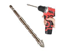 excentrique dentelé à quatre tranchants, hélicoïdal excentrique Acier allié | Dentelé Forage de réparation pour carrelage, fonte et autres matériaux durs 12 mm