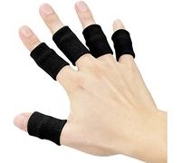 Exception Finger Sleeves, Basketball Finger Protector, Thumb Splint Brace Support Elastic Compression Protector for Sports, Parfait pour soulager la Douleur, Les callosités, l'arthrite, 20 pièces
