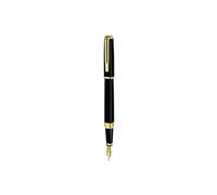 EXCEPTION: stylo Plume Slim Laque Noire GT, Plume Taille Moyenne