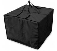 Excerando Sac de Rangement pour Coussins d’Extérieur 81 x 81 x 61 cm, Housse en Polyester 210D avec Fermeture Éclair et Poignées, pour Mobilier de Jardin et Textiles