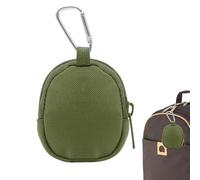 Exchanges-Compact Coin Poche avec fermeture éclair | Organisateur portable pour clés, pièces et cartes, accessoire d'extérieur pour voyage, camping, randonnée, vert, Reportez-vous à la description