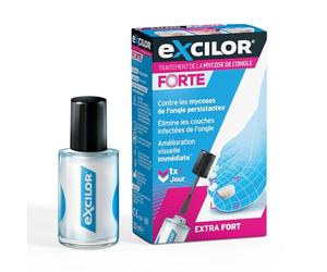 EXCILOR - Solution Forte - Traitement mycose de l'ongle - Traitement tardif ou mycose de l'ongle avancée - 30 ml